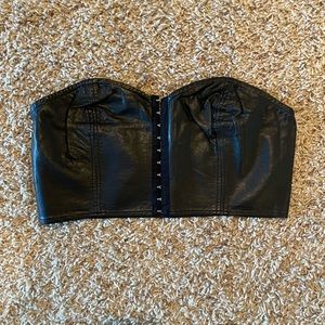 Sparkle & Fade Leather Bandeau